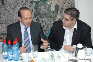 Türkiye Büyükelçi Namik Tan ve Eyal Peretz Cobalt Ticaret Genel Müdürü